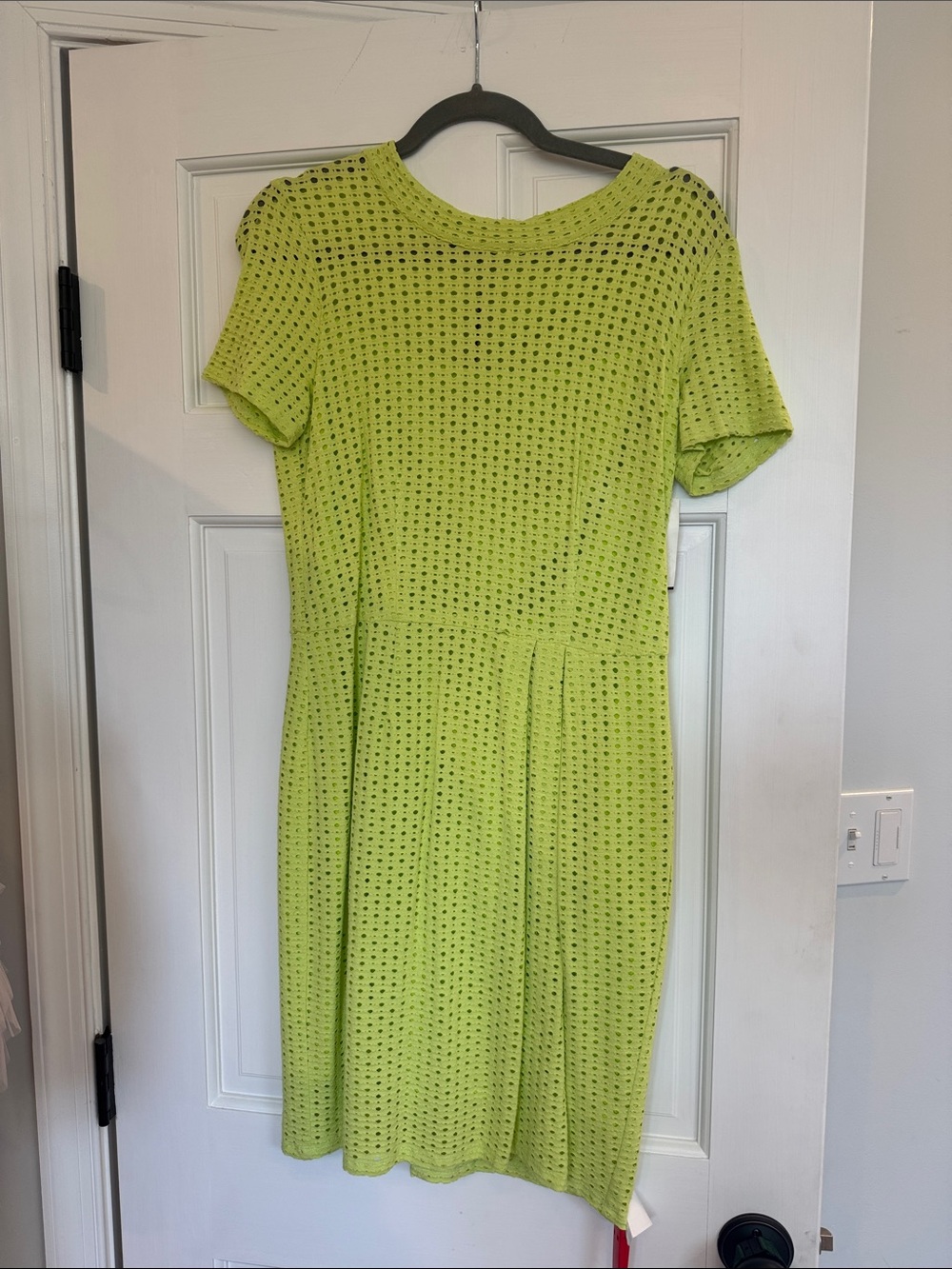 BNWT Nanette Lepore Chartreuse neon green a line dress